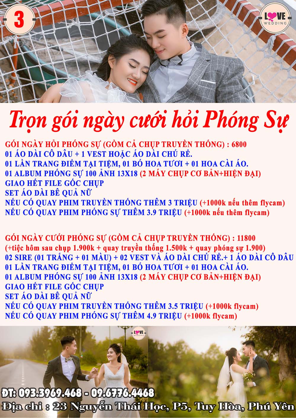 bang bao gia chup anh cuoi tuy hoa phu yen 3 tron goi cuoi hoi